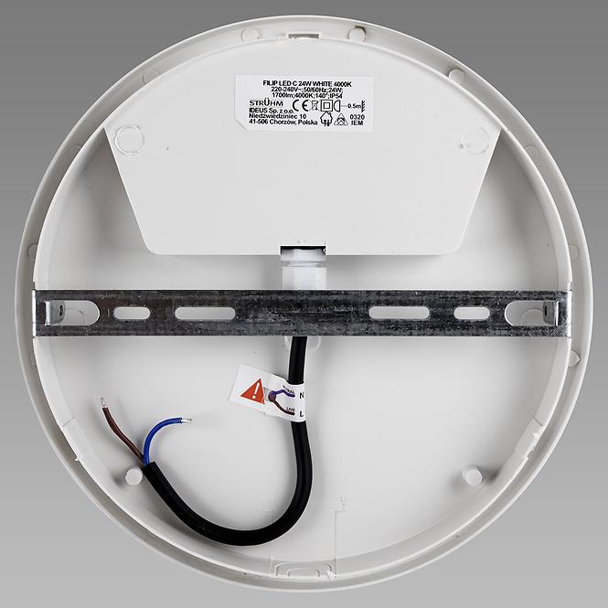 Stropna Svjetiljka FILIP LED C 24W WHITE 4000K 038