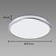 Plafonjera PLANAR LED 36W silver 4000K 03841 PL,4