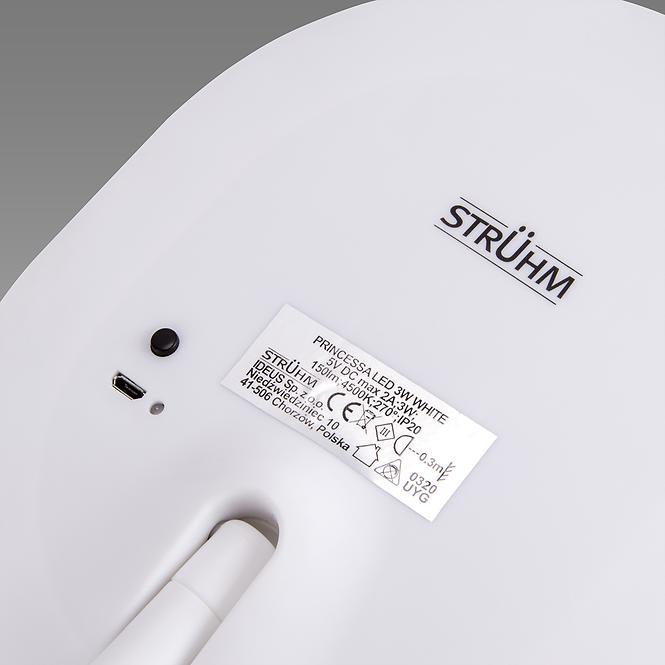 STROPNA SVJETILJKA PRINCESSA VODIO 3W BIJELA 03822 LB1
