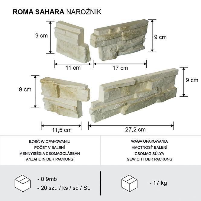 Kameni kutak Roma Sahara, pak=0,9bm