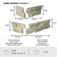 Kameni kutak Roma Sahara, pak=0,9bm