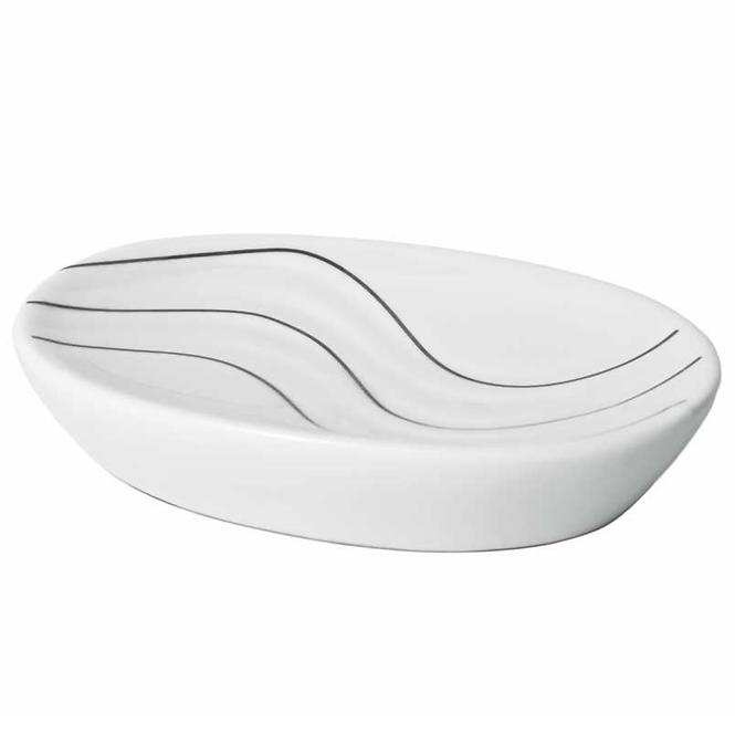 Držač za sapun Wave bijeli 05977