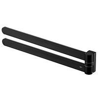 Dvostruka vješalica Futura black crna 02968