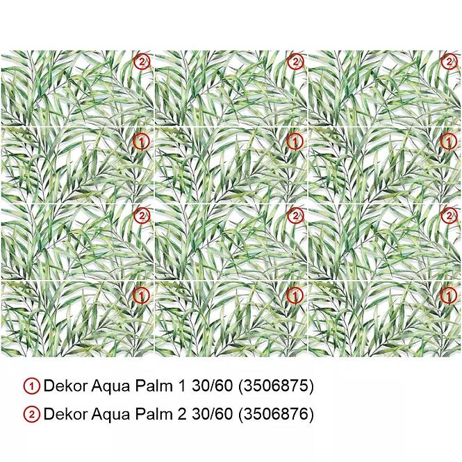 Dekorativna pločica Aqua Palm 1 30/60