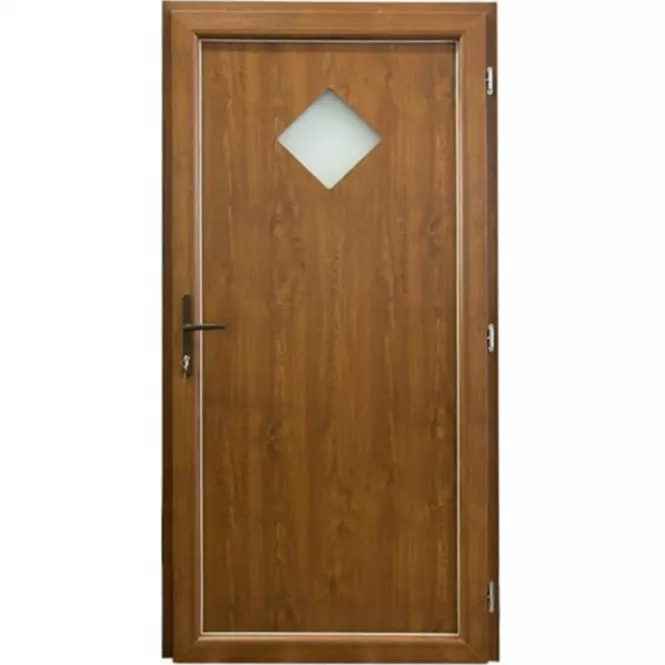 Ulazna vrata D09 90P zlatni hrast