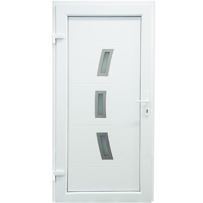 Ulazna vrata D10 90L bijela