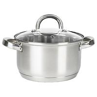 Lonac od nehrđajućeg čelika 18cm s poklopcem pr-0141-18