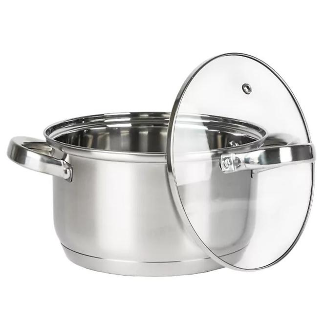 Lonac od nehrđajućeg čelika 18cm s poklopcem pr-0141-18
