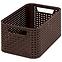 Košarica s style 6l 205824 tamno smeđa,2