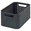 Košarica s style 6l 205826 tamno siva