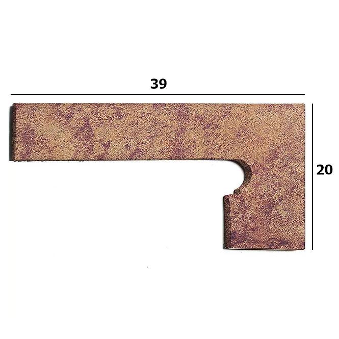 Cokl za stepenice Zanq. Jasper marron desni 39/20