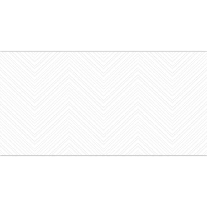 Dekorativna pločica CCR33-1 White Mat Chevron 30/60