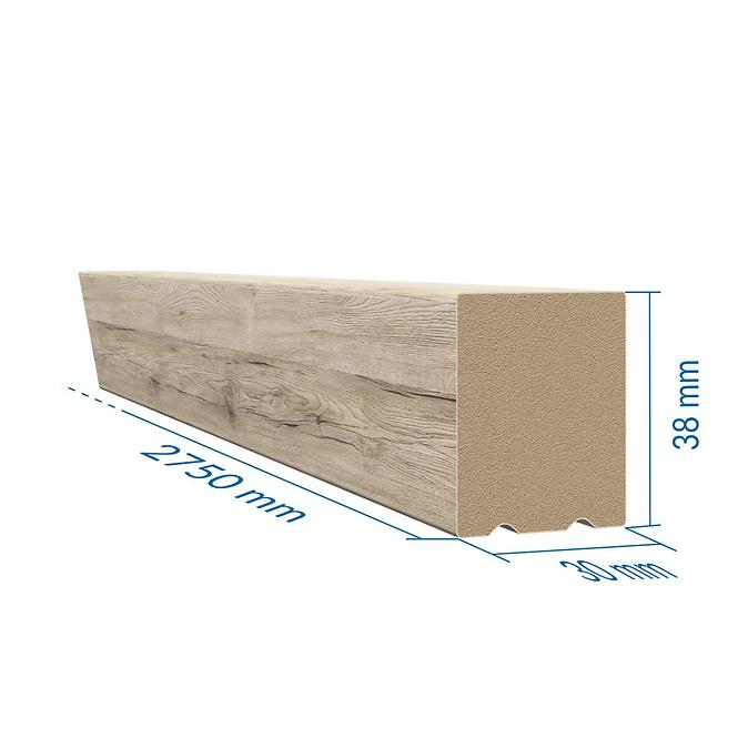 Zidne lamele 3d hrast sanremo 30x38x2750mm