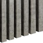 Zidne lamele 3d loft concrete 30x38x2750