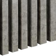 Zidne lamele 3d loft concrete 30x38x2750
