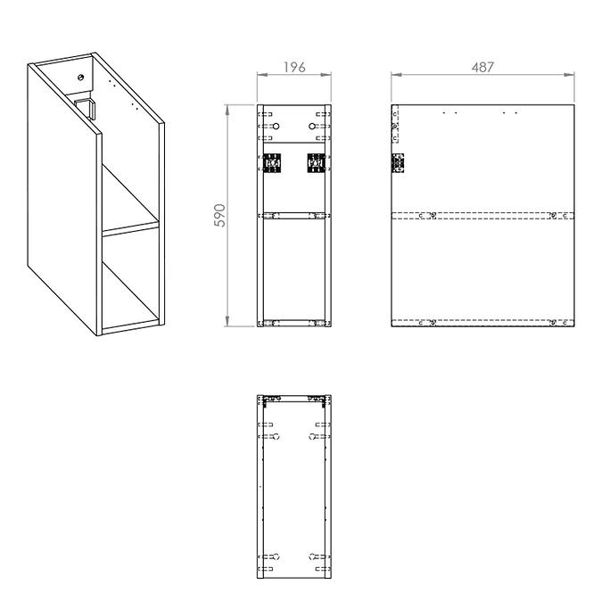 Modul Duo 20 bijeli (Royal)