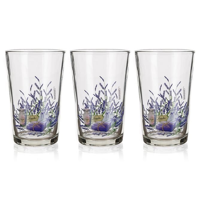 Set čaša lavender 230 ml 3 kom 04240131