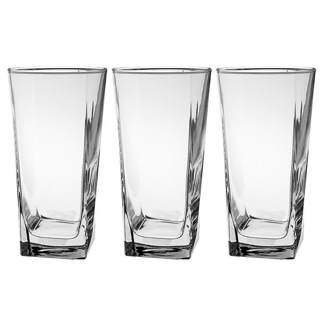 Čaša carre long 290ml 3kom 3341300
