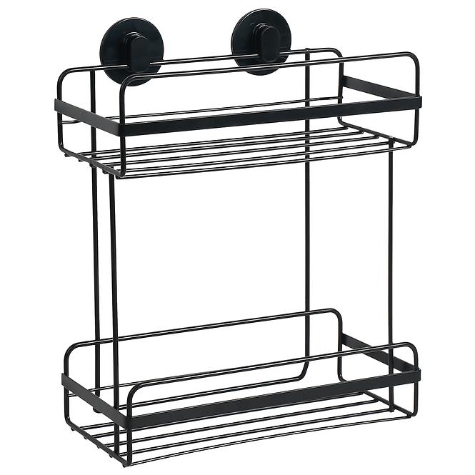 Kupaonska polica 2p Loft black