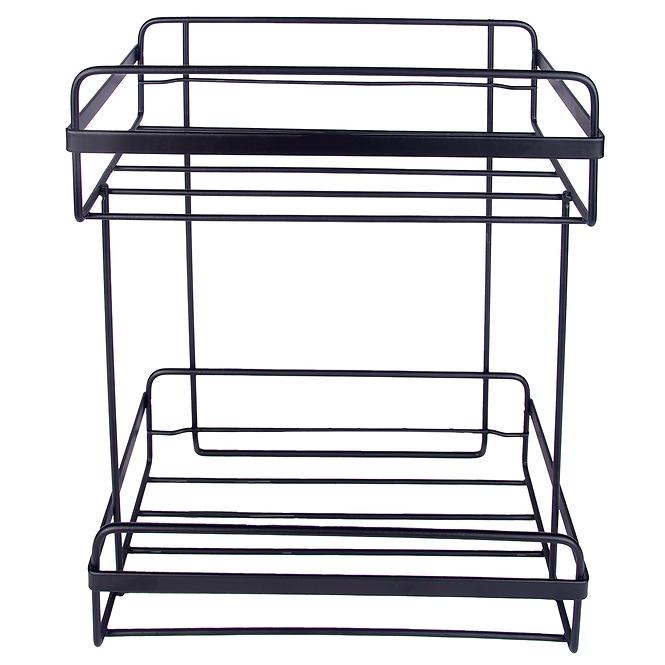 Kupaonska polica 2p Loft black