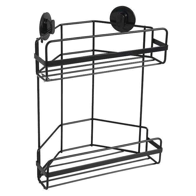 Kupaonska polica 2P kutna Loft black