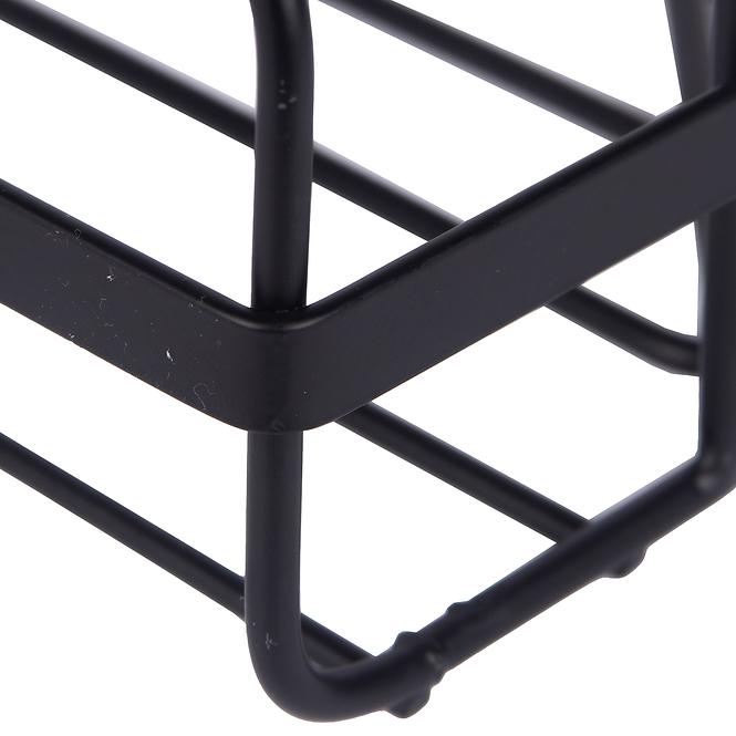 Kupaonska polica 2P kutna Loft black