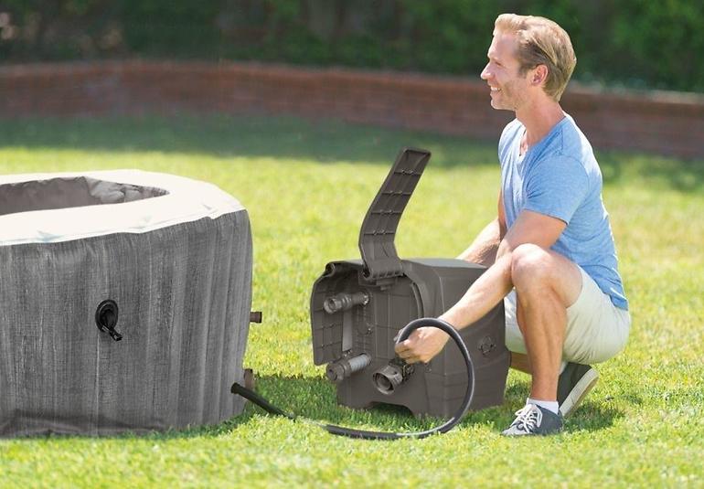 Jacuzzi Greywood Deluxe, okrugli za 4 osobe, Ø 196 cm, 28440 