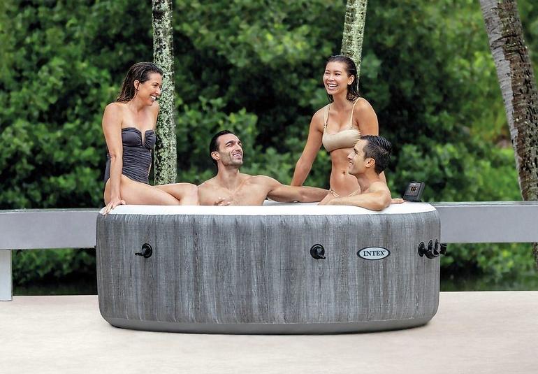 Jacuzzi Greywood Deluxe, okrugli za 4 osobe, Ø 196 cm, 28440 