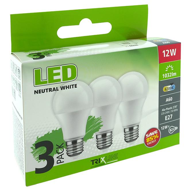 Žarulja BC TR 12W A60 E27 4200K 3pack