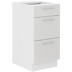 Lara 40d 3s Bb kuhinjski element 3 ladice 40x52x82 cm bijeli