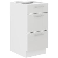 Lara 40d 3s Bb kuhinjski element 3 ladice 40x52x82 cm bijeli