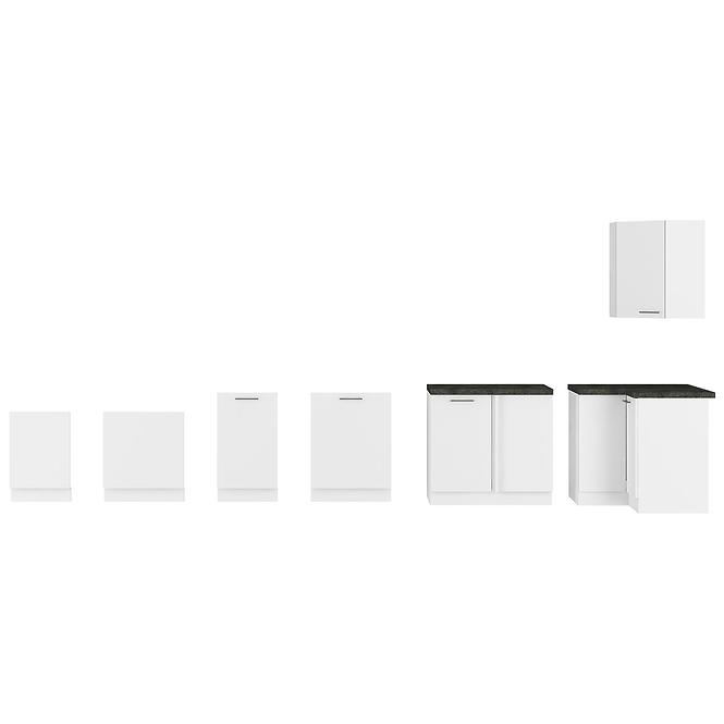 Lara 60dkpl-162 1f Bb kuhinjski element 1 vrata 60x57x161,5 cm bijeli