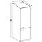 Lara 60dk-210 2f Bb kuhinjski element 2 vrata 60x57x210 cm bijeli,2