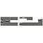 Lara 40d 1f Bb kuhinjski element 1 vrata 40x52x82 cm bijeli/sivi sjaj,3