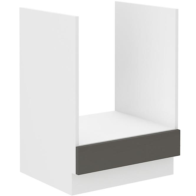 Lara 60d Bb kuhinjski element 60x52x82 cm bijeli/sivi sjaj