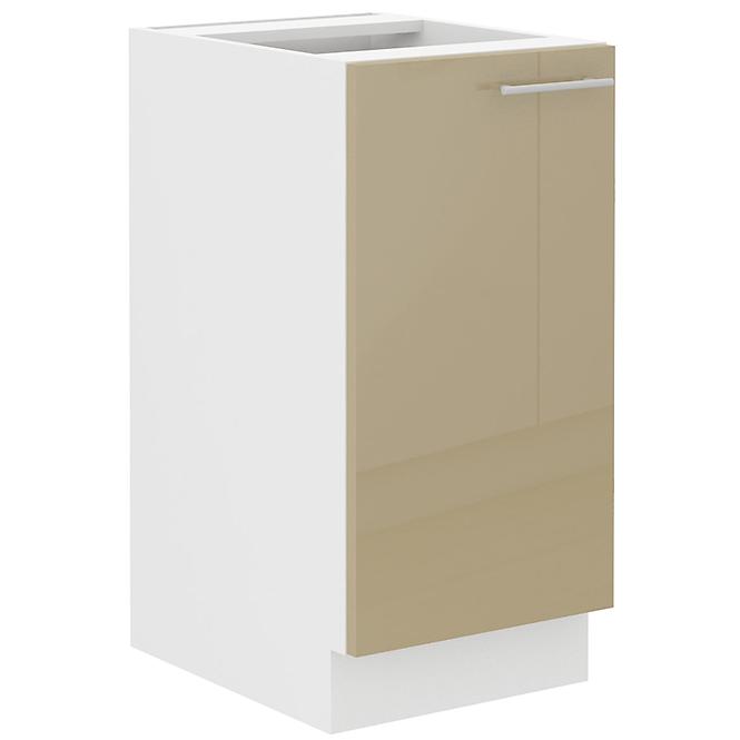 Lara 40d 1f Bb kuhinjski element 1 vrata 40x52x82 cm bijeli/cappuccino sjaj