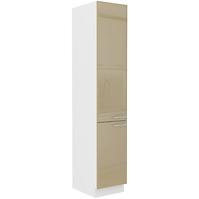 Lara 40dk-210 2f Bb kuhinjski element 2 vrata 40x57x210 cm bijeli/cappuccino sjaj