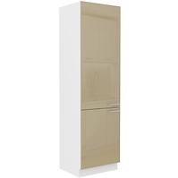 Lara 60dk-210 2f Bb kuhinjski element 2 vrata 60x57x210 cm bijeli/cappuccino sjaj