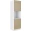 Lara 60dp-210 2f Bb kuhinjski element 2 vrata 60x57x210 cm bijeli/cappuccino sjaj