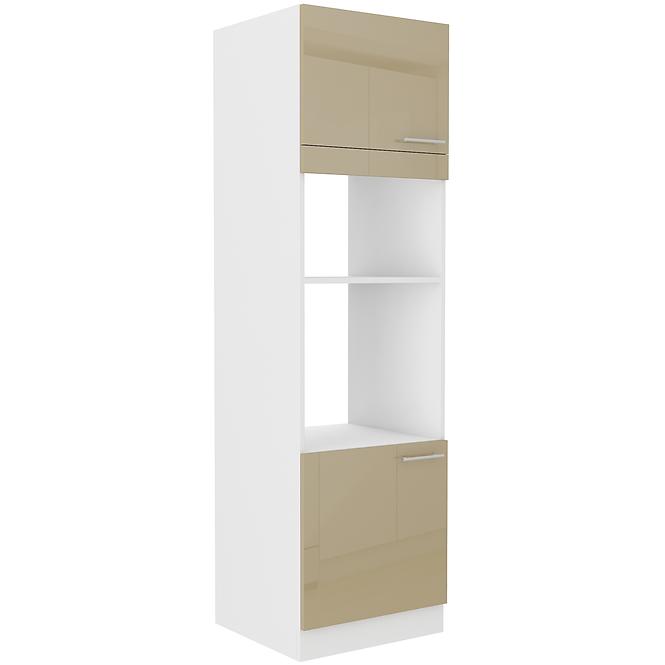 Lara 60dpm-210 2f Bb kuhinjski element 2 vrata 60x57x210 cm bijeli/cappuccino sjaj