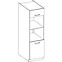 Lara 60dpm-210 2f Bb kuhinjski element 2 vrata 60x57x210 cm bijeli/cappuccino sjaj,3
