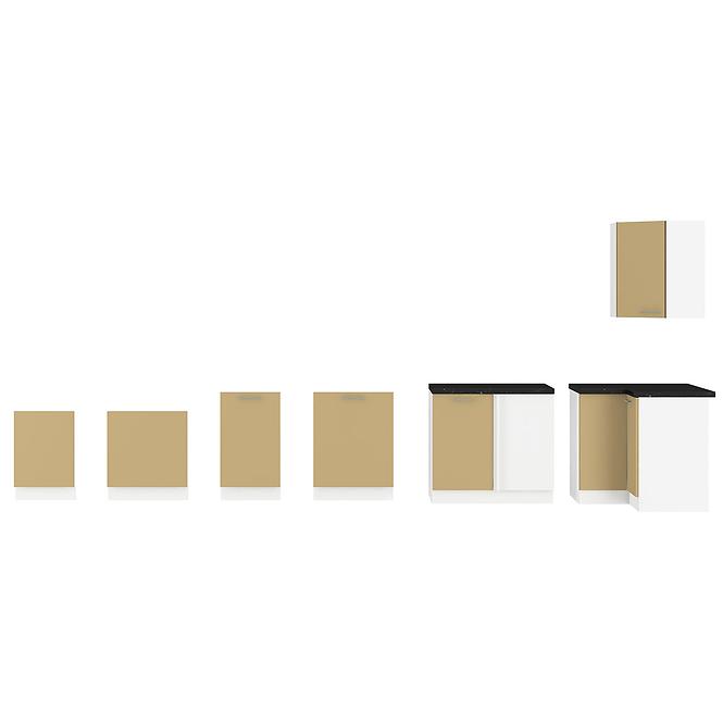 Kuhinjski ormarić Lara 40g-72 1f Mdf Cappucino sjaj