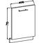Lara 713x446 kuhinjska fronta 44,6x4x71,3 cm bijela,2