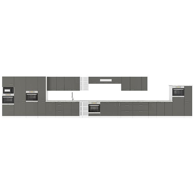 Lara 713x596 kuhinjska fronta 59,6x4x71,3 cm sivi sjaj