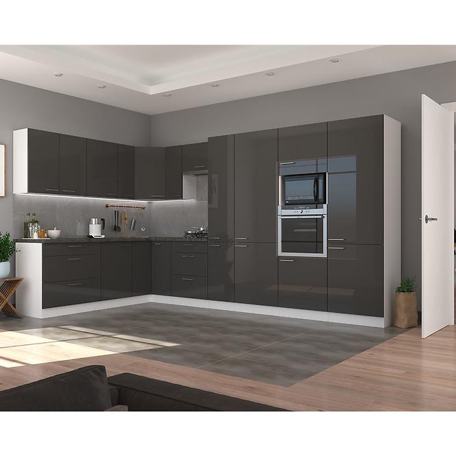 Lara 570x596 kuhinjska fronta 59,6x4x57 cm sivi sjaj
