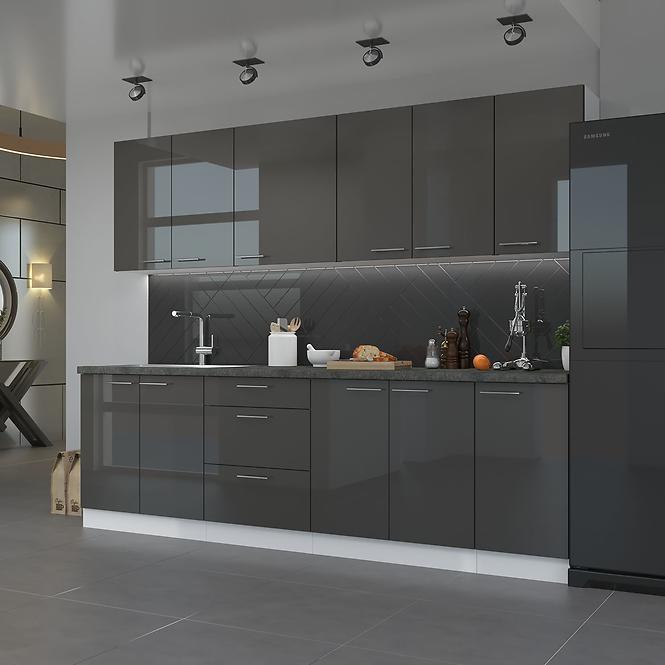 Lara 570x596 kuhinjska fronta 59,6x4x57 cm sivi sjaj