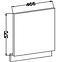 Lara 570x446 kuhinjska fronta 44,6x4x57 cm sivi sjaj,2