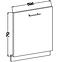 Lara 713x596 kuhinjska fronta 59,6x4x71,3 cm cappuccino sjaj,2