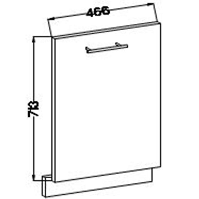 Lara 713x446 kuhinjska fronta 44,6x4x71,3 cm cappuccino sjaj