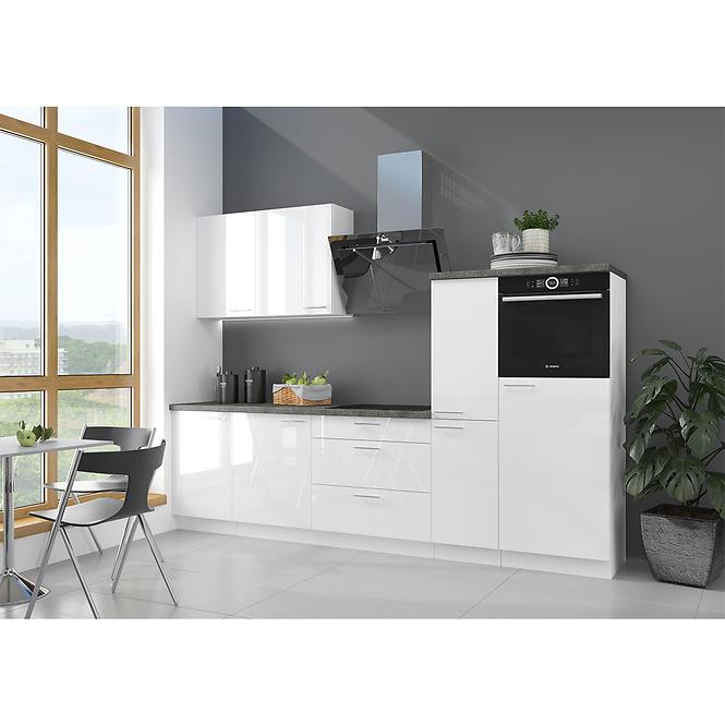 Lara 280 blok kuhinja bez aparata 280x52x210 cm bijela